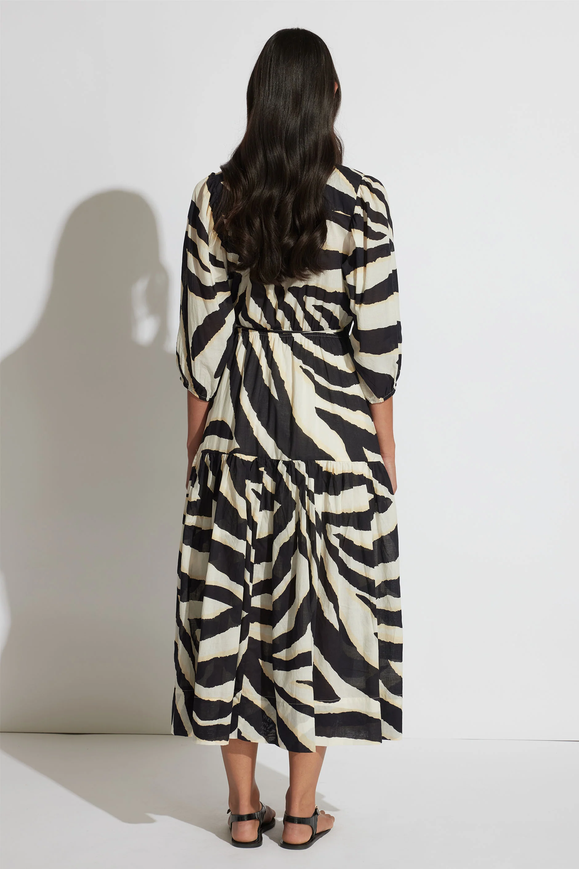 Tegan Midi Wrap Dress - Image 3