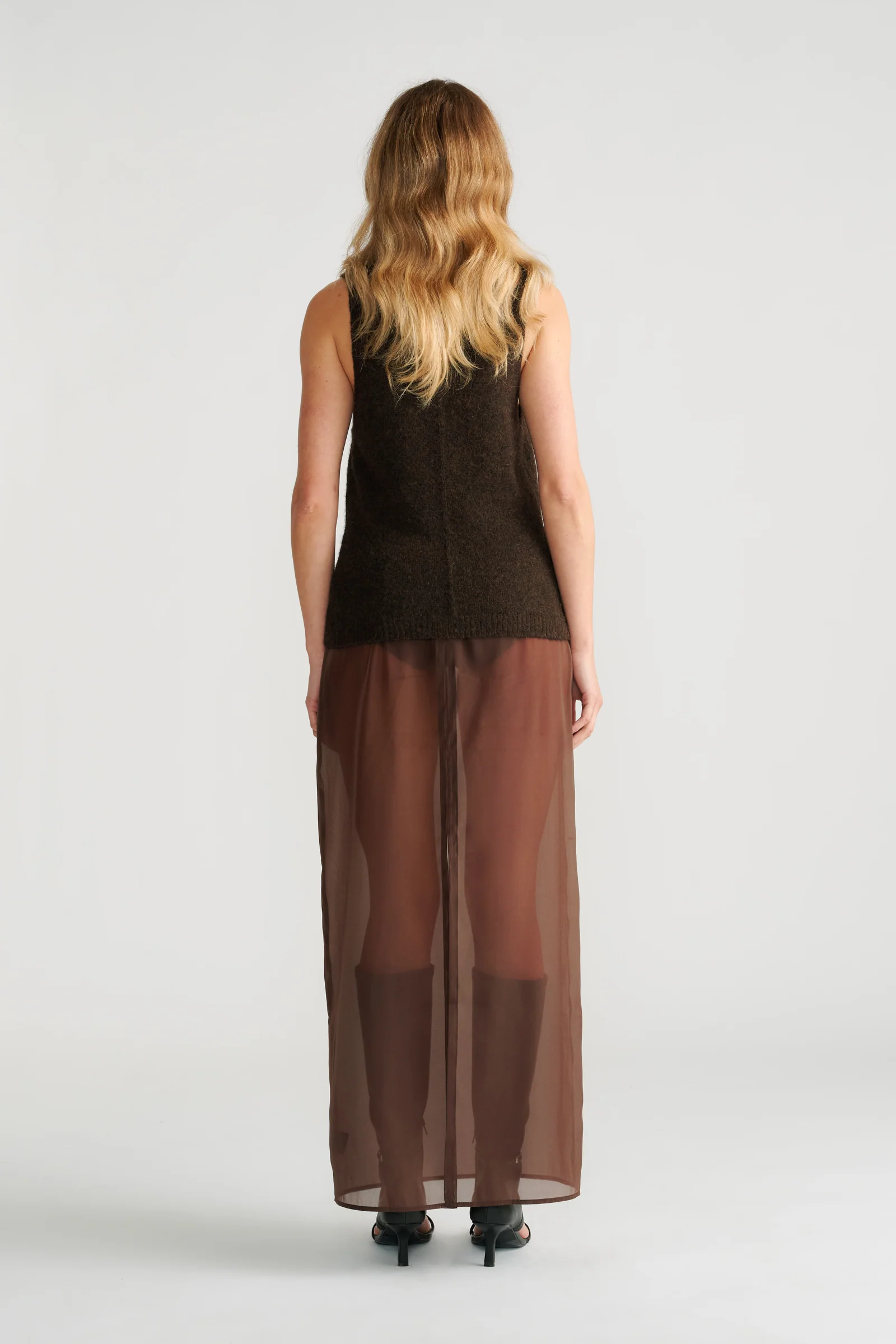 Tyla Fluffy Knit Tank - Image 3
