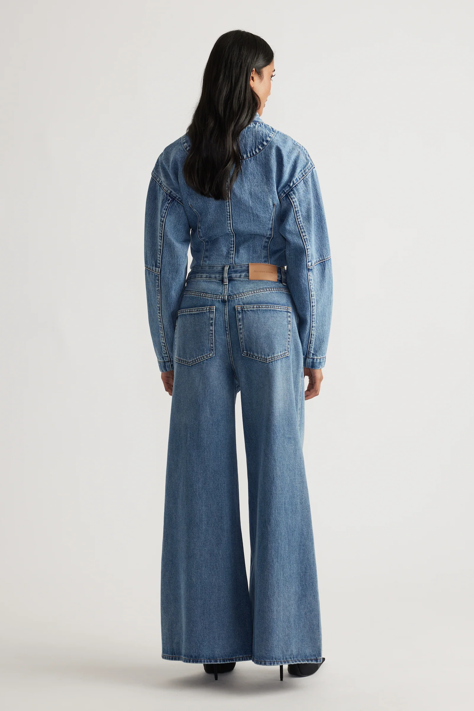 Vada High Rise Wide Jeans - Image 3